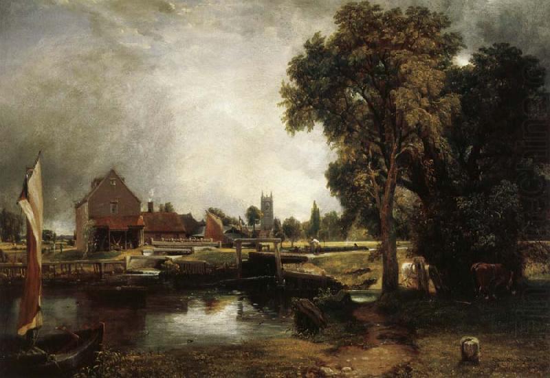 John Constable Dedham Lock and Mill china oil painting image